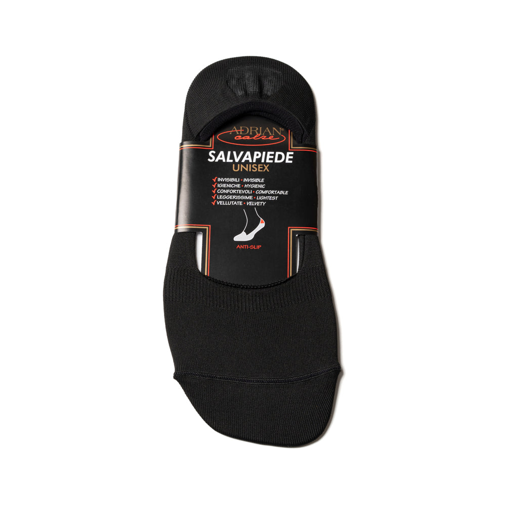 Black SoftAir+Plus Solid Invisible Socks