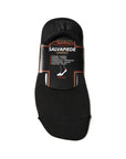 Black SoftAir+Plus Solid Invisible Socks