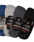 Ash Grey SoftAir+Plus Solid Invisible Socks