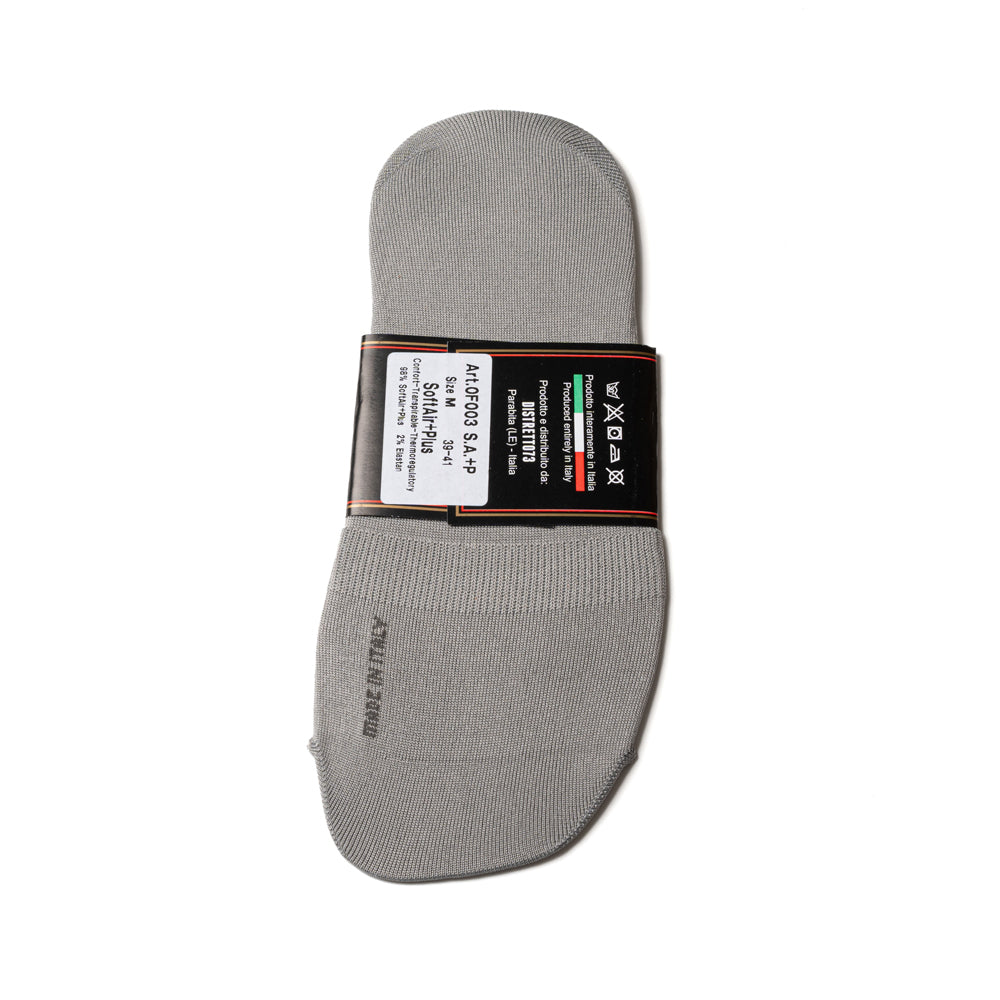 Ash Grey SoftAir+Plus Solid Invisible Socks