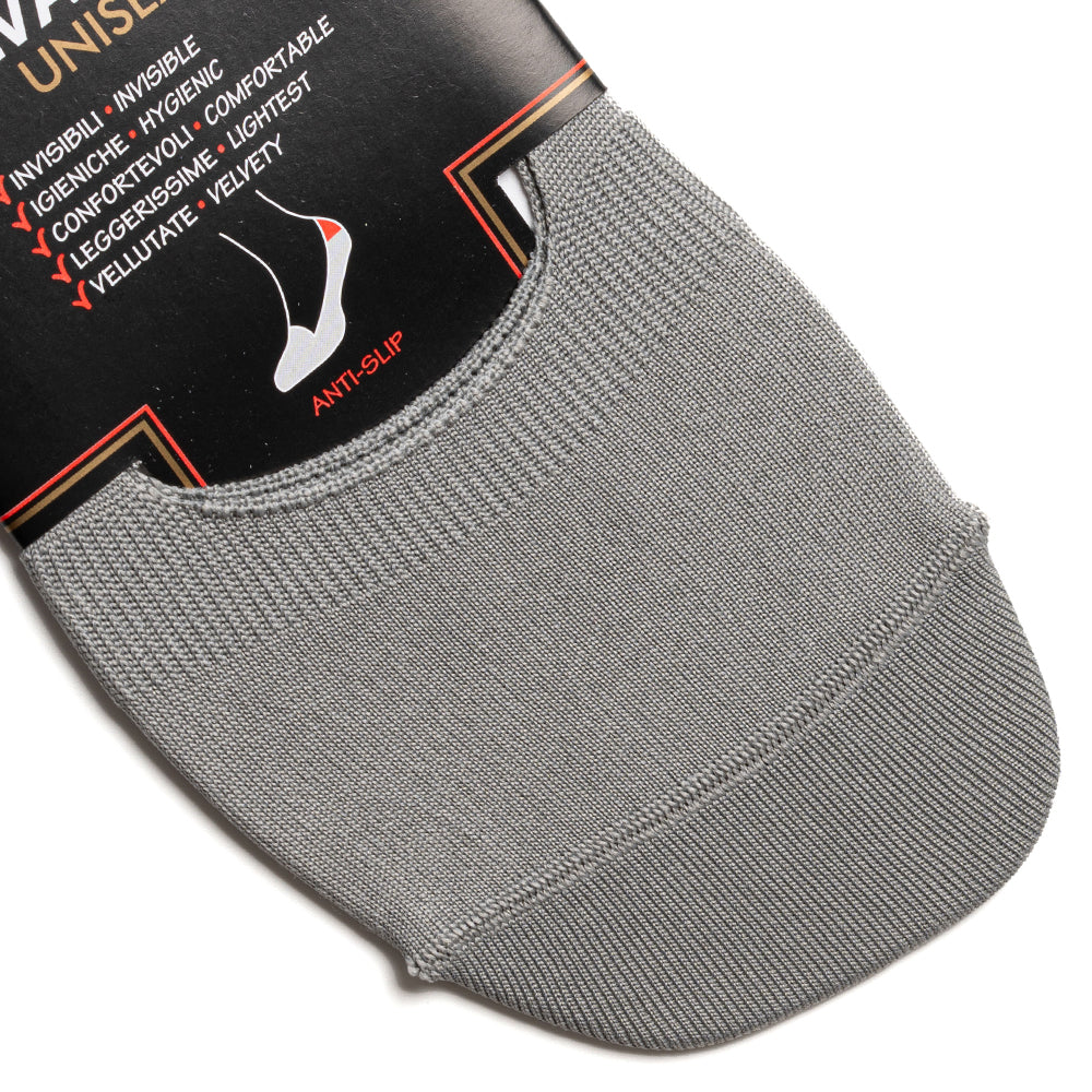 Ash Grey SoftAir+Plus Solid Invisible Socks