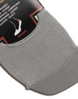 Ash Grey SoftAir+Plus Solid Invisible Socks