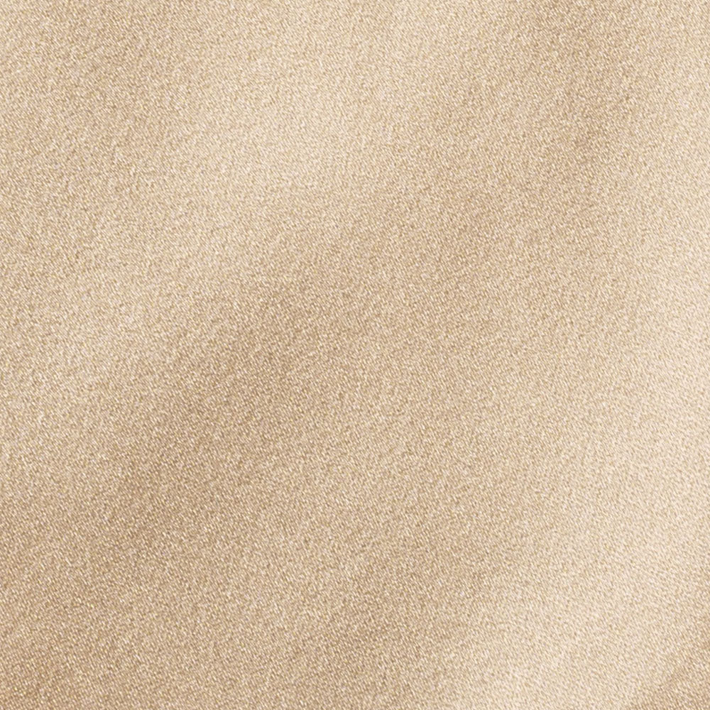 Italian Satin Champagne Gold Solid Silk Tie