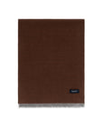 Two Tone Solid Brown & Camel Soft Silk Muffler