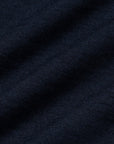 30 Gauge Super Fine Merino Wool High Gauge Navy Turtleneck Knit