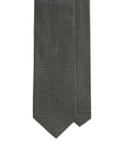 Como Silk Small Square Pattern Spring Green Tie