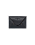 Dark Navy Mouflon Leather Envelope Card Holder