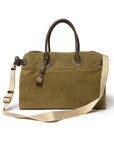 Olive Green Toscano Suede Soft Brief Case
