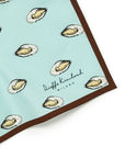 Oyster & Champagne Cotton Handkerchief