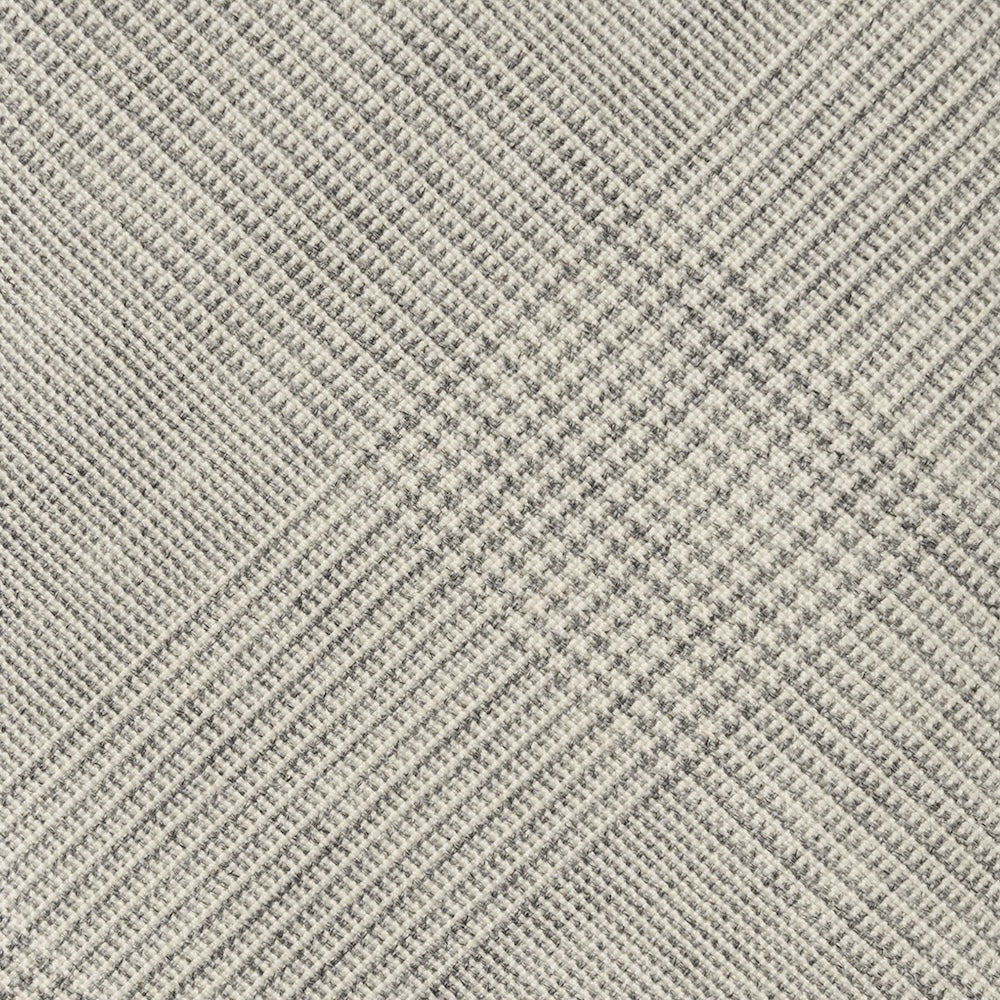 Tone-on-Tone Glen Check Sand Beige Woven Wool Tie