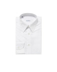 White Cotton Regular Collar Dress Shirt