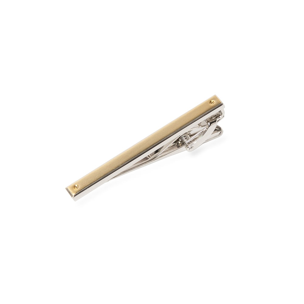The Rivet Gold Tie Clip
