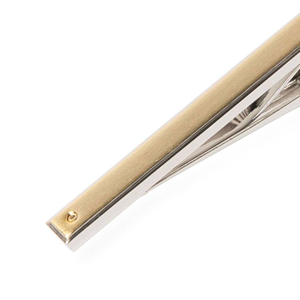 The Rivet Gold Tie Clip