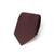 Deep Burgundy Basket Solid Woven Wool Cotton Tie