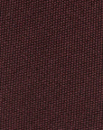 Deep Burgundy Basket Solid Woven Wool Cotton Tie