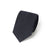 Dark Navy Basket Solid Woven Wool Cotton Tie