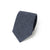 Melange Denim Blue Solid Printed Cashmere Wool Tie
