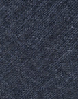 Melange Denim Blue Solid Printed Cashmere Wool Tie
