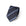Dusty Blue Stripe Dark Navy Woven Silk Tie