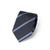 Dusty Blue Stripe Dark Navy Woven Silk Tie