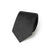 Jet Black Wide Herringbone Woven Silk Tie