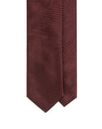 Burgundy Wide Herringbone Woven Silk Tie