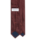 Burgundy Wide Herringbone Woven Silk Tie