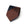 Block Stripe Rust Brown &amp; Dark Navy Woven Silk Tie
