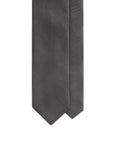 Tone-on-Tone Glen Check Pattern Taupe Gray Woven Silk Tie