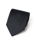 Tone-on-Tone Glen Check Pattern Dark Navy Woven Silk Tie