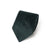 Chevron Solid Dark Green Woven Silk Tie