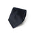 Chevron Solid Dark Navy Woven Silk Tie