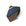 Signature Stripe Brown, Steel Blue &amp; Ivory Woven Silk Tie