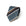 Double Stripe Teal Blue, Brown &amp; Navy Woven Silk Tie