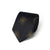 Olive Square Medallion Pattern Dark Navy Woven Silk Tie
