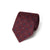 Navy Floral Dot Pattern Burgundy Woven Silk Tie