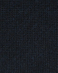 Basket Solid Dark Navy Woven Wool-Silk Tie