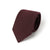 Basket Solid Burgundy Woven Wool-Silk Tie