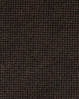 Basket Solid Dark Brown Woven Wool-Silk Tie