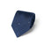 Geometric Diamond Pattern Steel Blue Woven Silk Tie