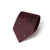 Geometric Diamond Pattern Burgundy Woven Silk Tie