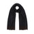 Mini Flower Square Pattern Dark Navy Wool-Modal Scarf