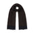 Mini Flower Square Pattern Dark Brown Wool-Modal Scarf