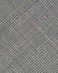 Oldgate Light Gray Glen Check Pattern 2PLY High Twist Wool Blend Sfoderato Tie
