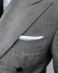 Off-White Oxford Cotton Pocket Square