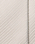 Light Silver Diamond Solid Pattern Woven Silk