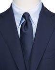 Classic Dark Navy Solid Silk Tie