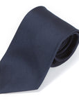 Classic Dark Navy Solid Silk Tie