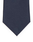 Classic Dark Navy Solid Silk Tie