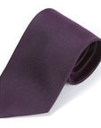 Classic Bordeaux Solid Silk Tie